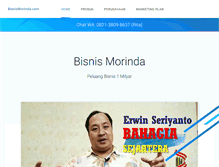 Tablet Screenshot of bisnismorinda.com